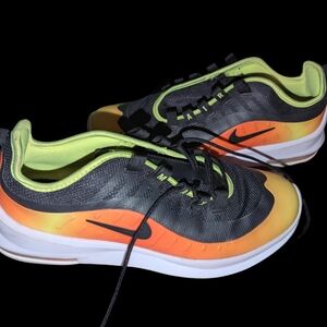 Nike Air Max Black and Orange Gradient Sneakers